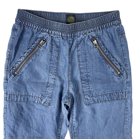 Revolve DWP Brody Relaxed Jogger XS Elastic Waist Mid Rise Pull On Pant Tencel - Picture 3 of 6